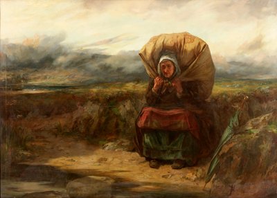 And With The Burden of Many Years by Thomas Faed